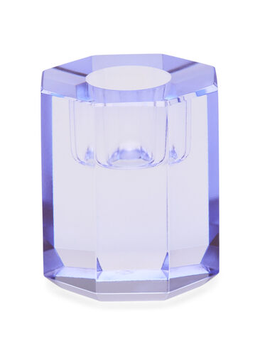 Ljusstake i kristall , Blue, Packshot image number 0