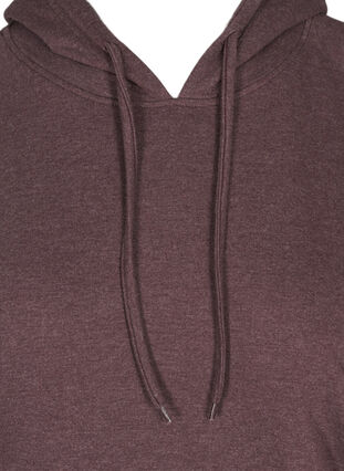 Sweatshirt med justerbar nederdel, Fudge Mel. , Packshot image number 2
