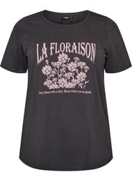 T-shirt med tryck, Gr&aring;