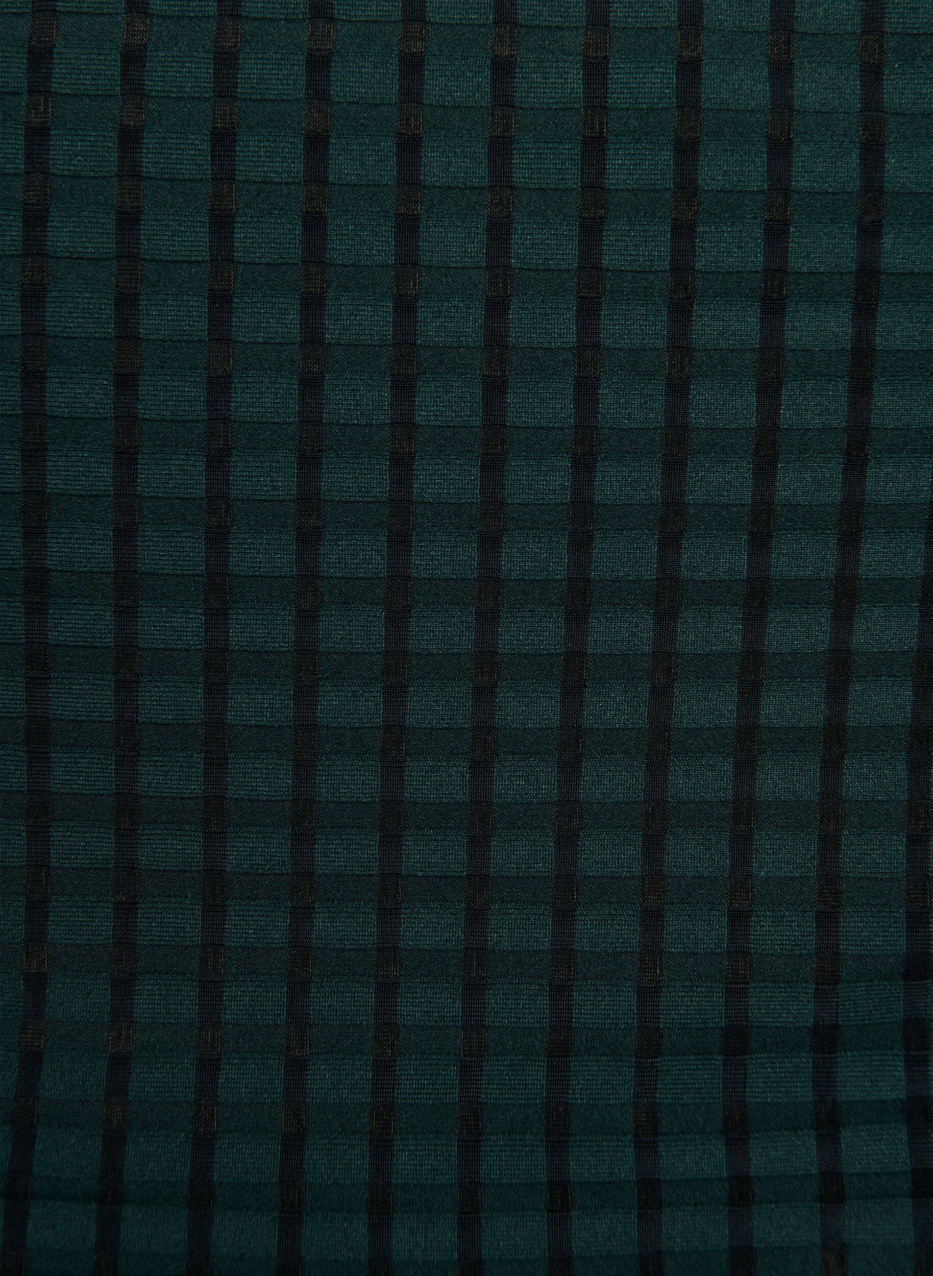 Zizzi Rutig bikinitrosa med h&ouml;g midja och tai-sk&auml;rning, Gr&ouml;n, Packshot image number 2