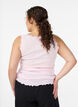 Topp med spetskant, Rosa, Model image number 2