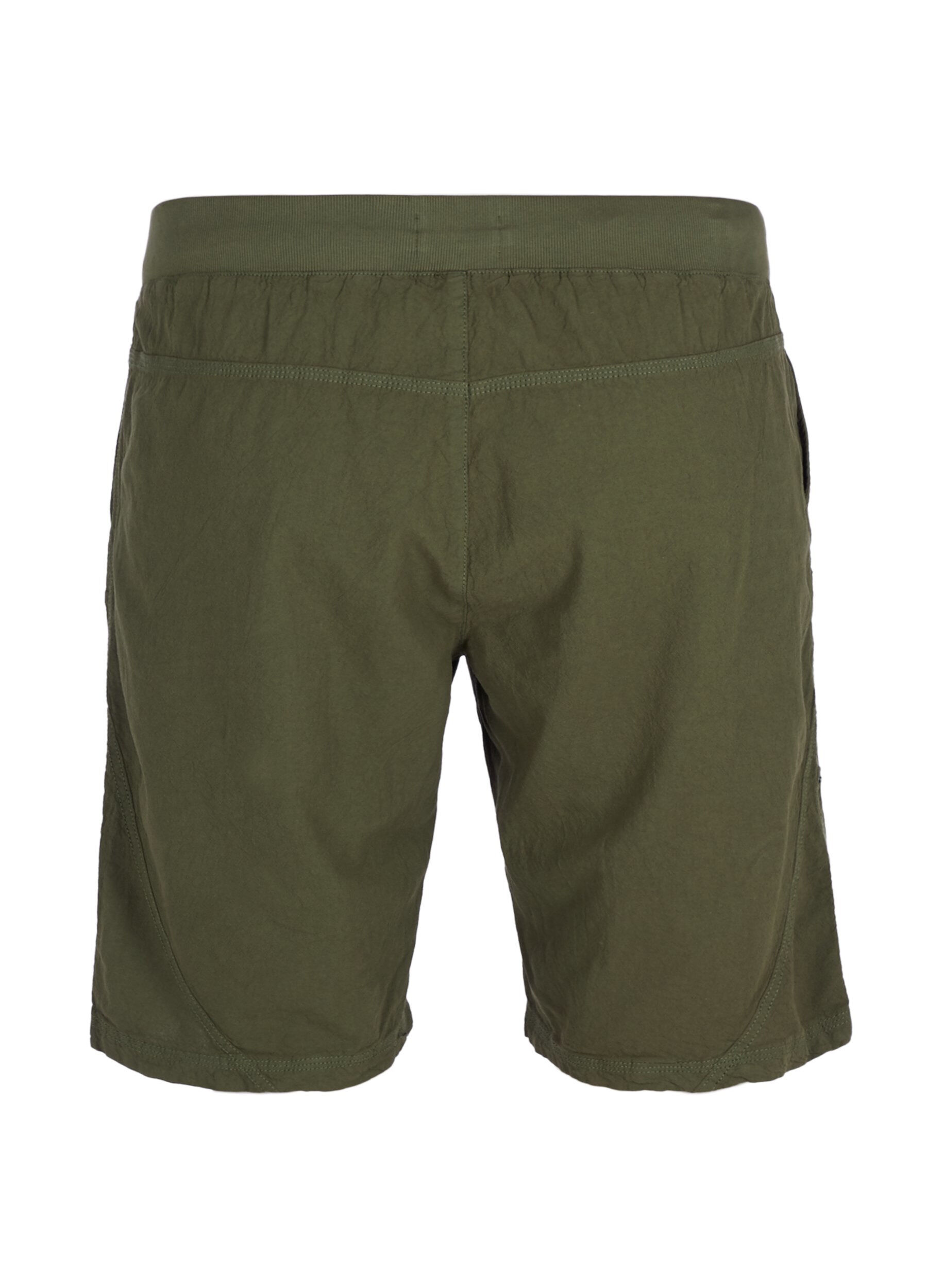 ZizziL&ouml;sa shorts i bomull med fickor, Gr&ouml;n, Packshot image number 1