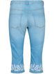 Amy knickers med hög midja och broderier, Light blue denim, Packshot image number 1