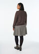 Kort a-linjeformad kjol, Brun, Model image number 2