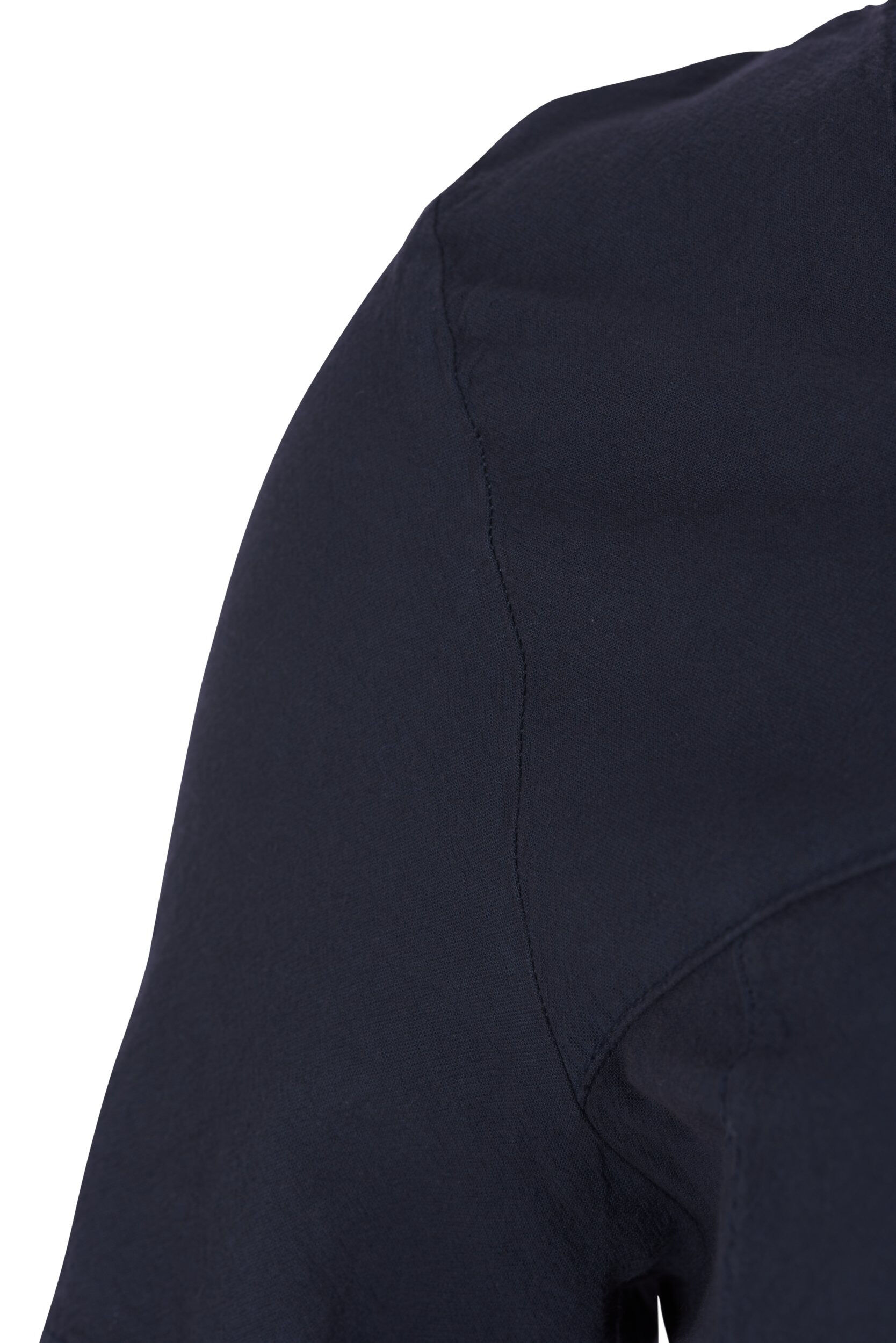 ZizziKort&auml;rmad kl&auml;nning i bomull, Bl&aring;, Packshot image number 2