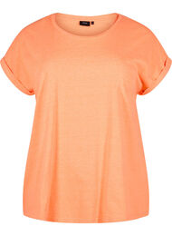 Neonfärgad bomulls t-shirt, Neon Coral