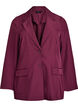 Blazer med fickor och slitsar, M&ouml;rk Bordeaux, Packshot image number 0