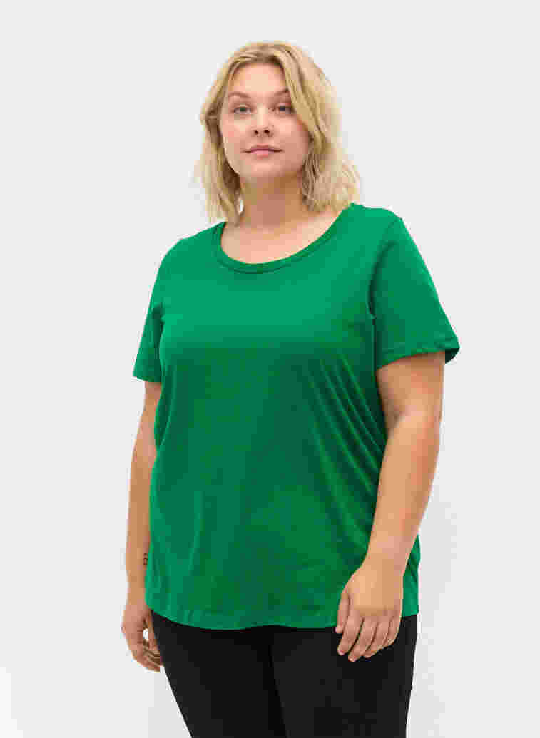 Kortärmad t-shirt med rund halsringning, Jolly Green MB, Model image number 0