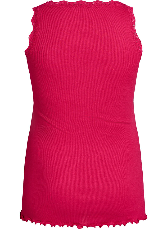 Topp med spetskant, Rosa, Packshot image number 1