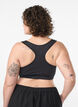 Sport-BH med racerback, Svart, Model image number 2