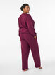 Mjukisbyxor med fickor, M&ouml;rk Bordeaux, Model image number 1
