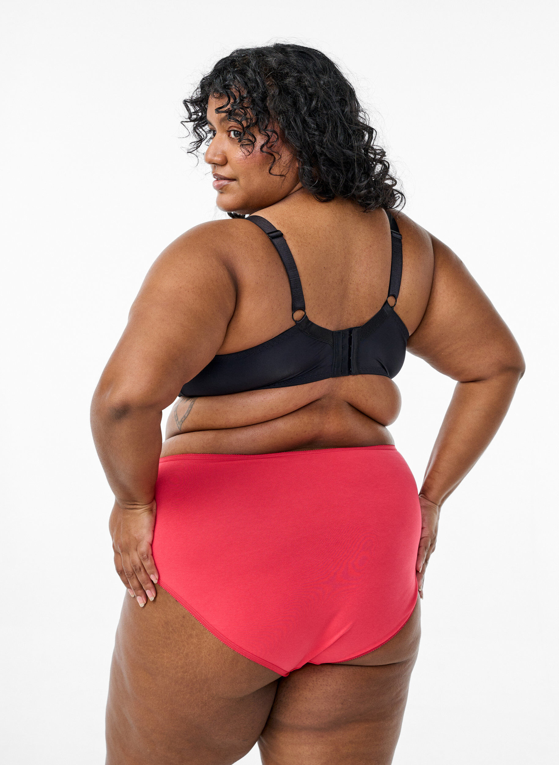 Zizzi7-pack trosor med normal midja, Mixed colours, Model image number 1