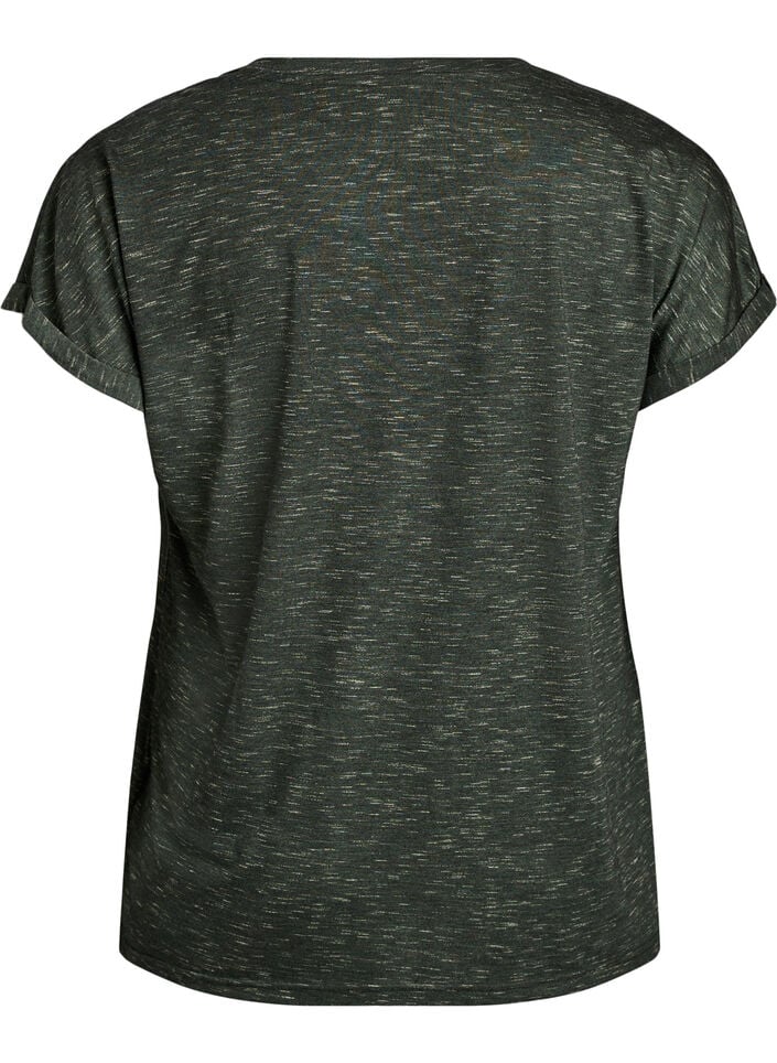 L&ouml;s tr&auml;ningst-shirt med korta &auml;rmar, Gr&ouml;n, Packshot