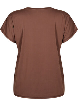 Kortärmad tränings-t-shirt, Chocolate Martini, Packshot image number 1