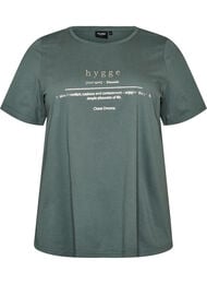 T-shirt med tryck, Gr&ouml;n