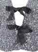 Paljettblus med knytdetaljer, Silver, Packshot image number 2