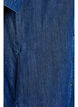Jeansskjortkl&auml;nning i midil&auml;ngd, Bl&aring;, Packshot image number 3