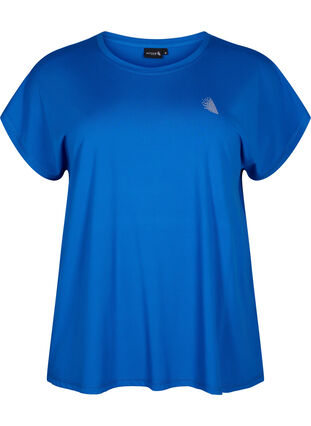 Kortärmad t-shirt för träning, Princess Blue, Packshot image number 0