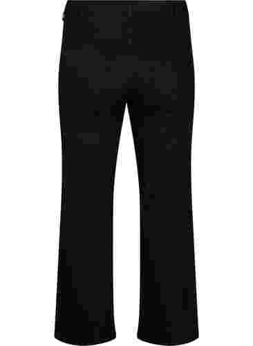 Regular fit Gemma jeans med hög midja, Black, Packshot image number 1