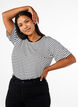 T-shirt med TENCEL&trade; Lyocell och r&auml;nder, Vit, Model image number 0