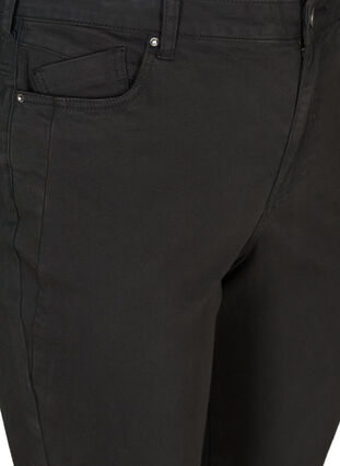 Högmidjade extra slim Nille jeans , Black, Packshot image number 2