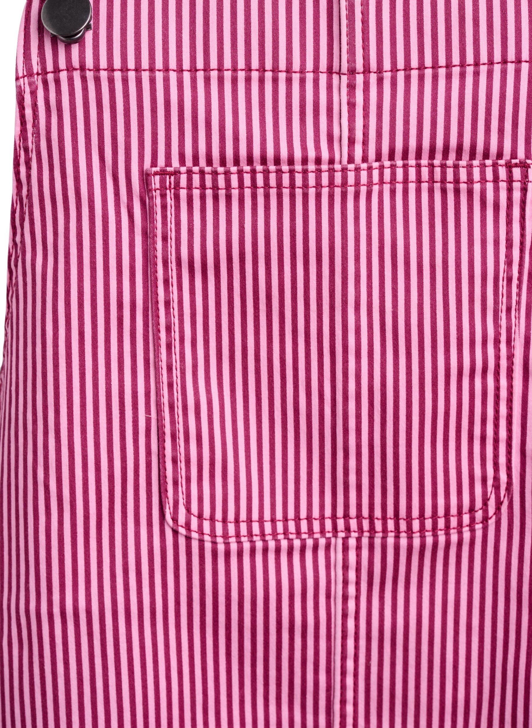 Zizzi Kort h&auml;ngselkl&auml;nning med r&auml;nder, Red Stripe, Packshot image number 2