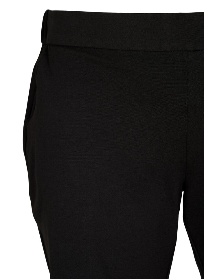 Maddison short med normal passform, Black, Packshot image number 2