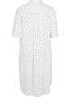 Randig skjortklänning i viskos, White AOP, Packshot image number 1