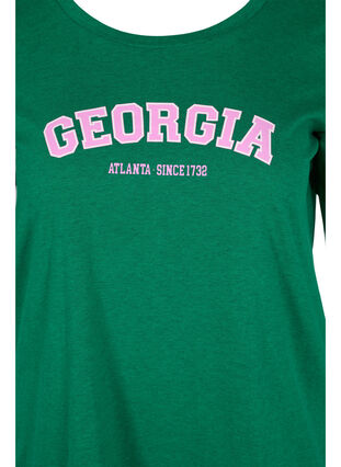 T-shirt i bomull med tryck, Jolly Green Georgia, Packshot image number 2