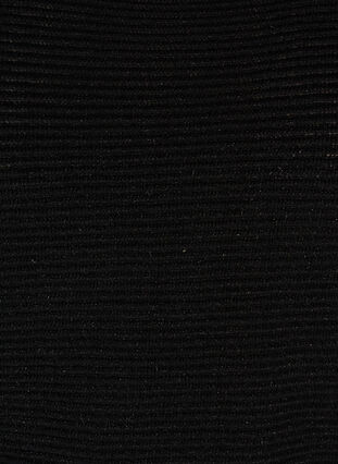 Stickad blus , Black w/black lurex, Packshot image number 2