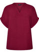 L&ouml;s blus med korta &auml;rmar, R&ouml;d, Packshot image number 0