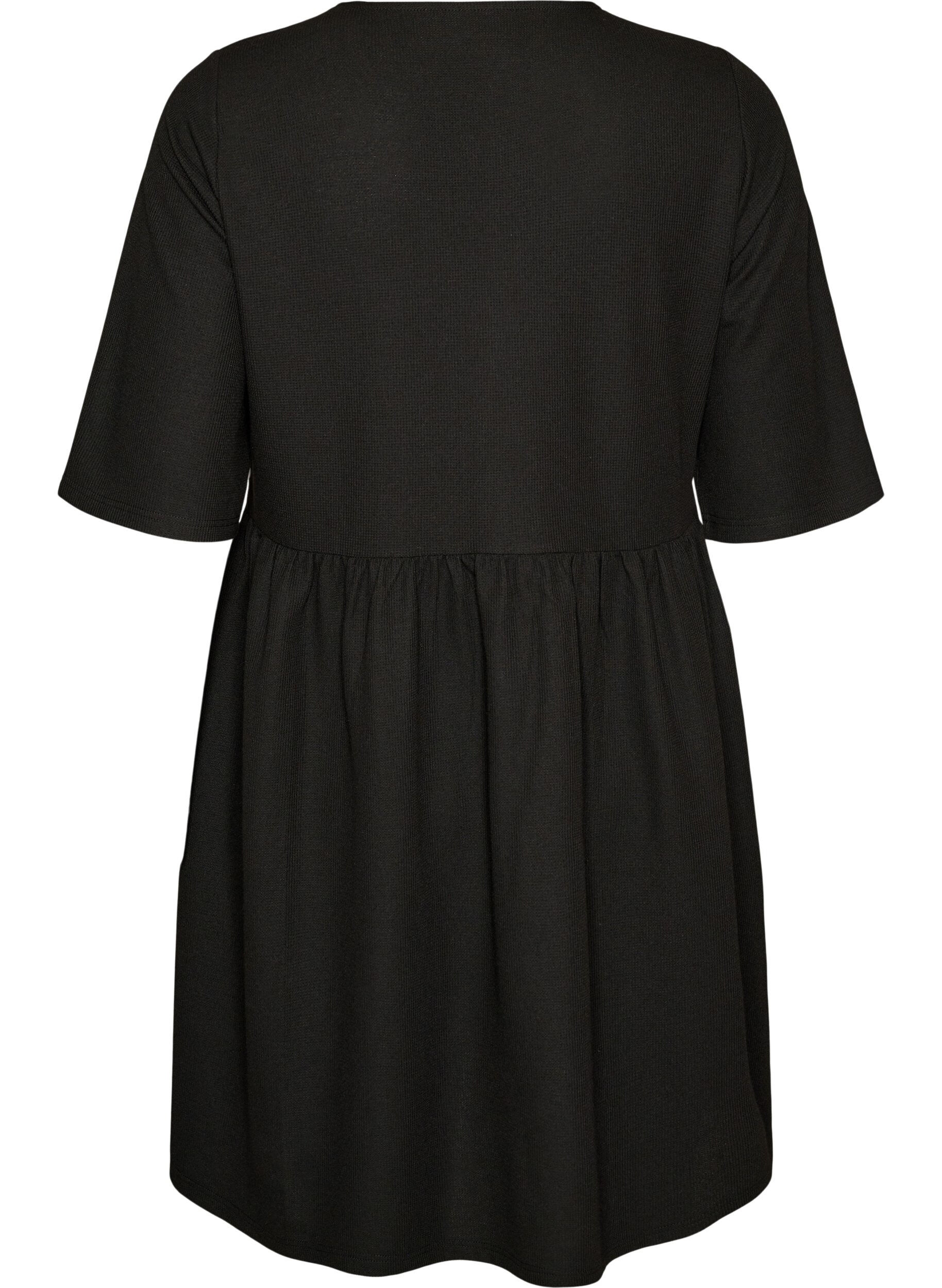 ZizziKl&auml;nning med ribbad textur och empirsk&auml;rning, Svart, Packshot image number 1