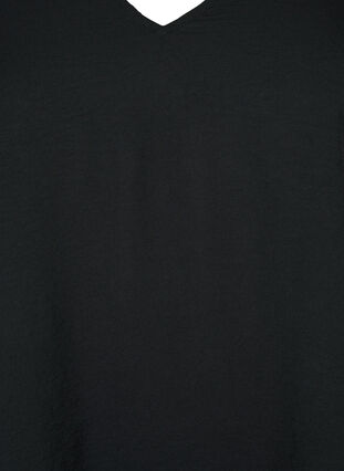 V-ringad blus , Black, Packshot image number 2