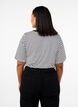 T-shirt med TENCEL&trade; Lyocell och r&auml;nder, Vit, Model image number 1