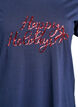 Jul-t-shirt i ekologisk bomull, Bl&aring;, Packshot image number 2
