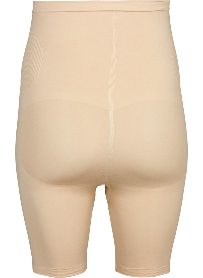 Shapewear shorts med högmidja, Beige, Packshot image number 1