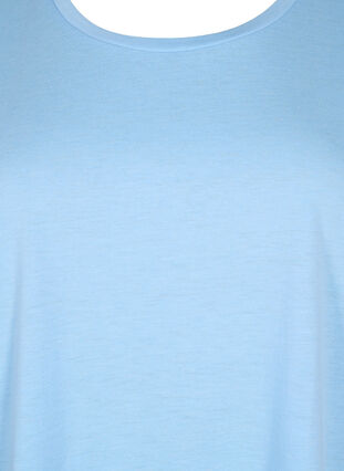 Kortärmad t-shirt i bomullsmix, Serenity, Packshot image number 2