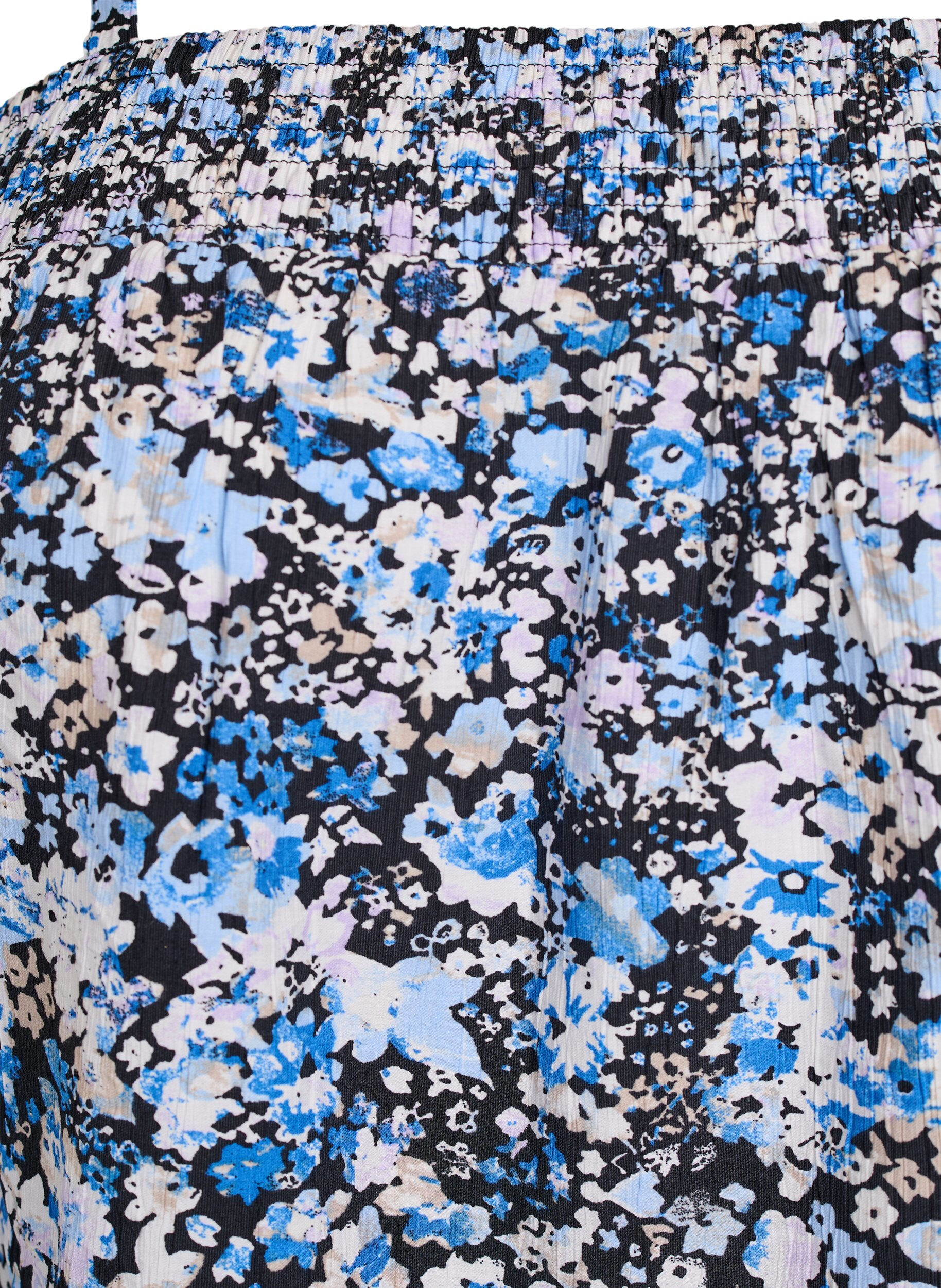 Zizzi Top i viskos med smala axelband, Svart, Packshot image number 2