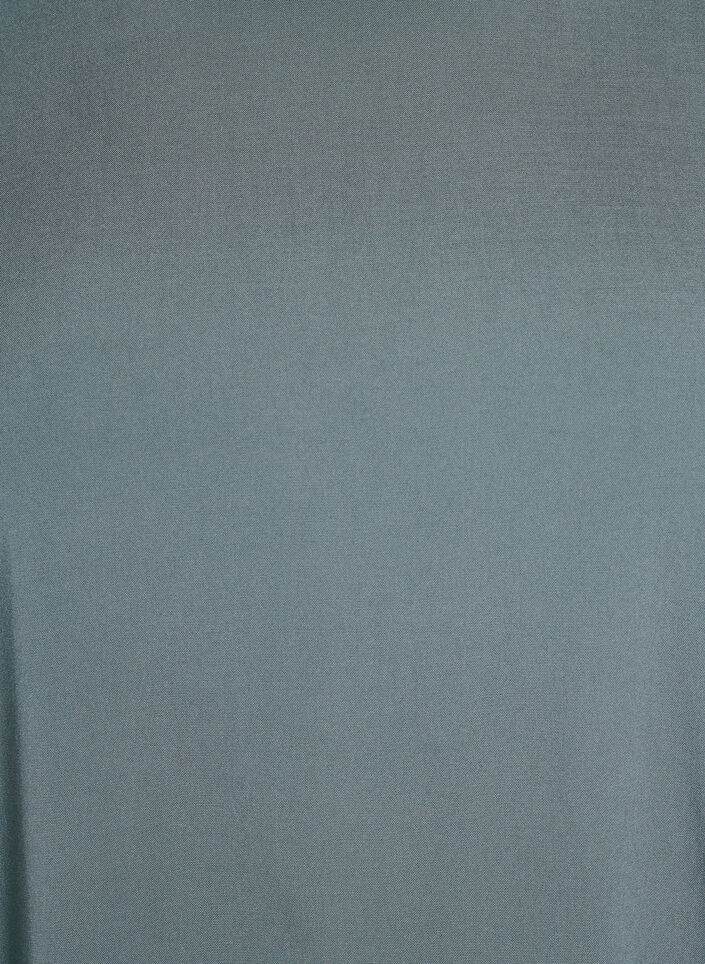 Kort&auml;rmad v&auml;vd blus med rund hals, Gr&ouml;n, Packshot image number 2