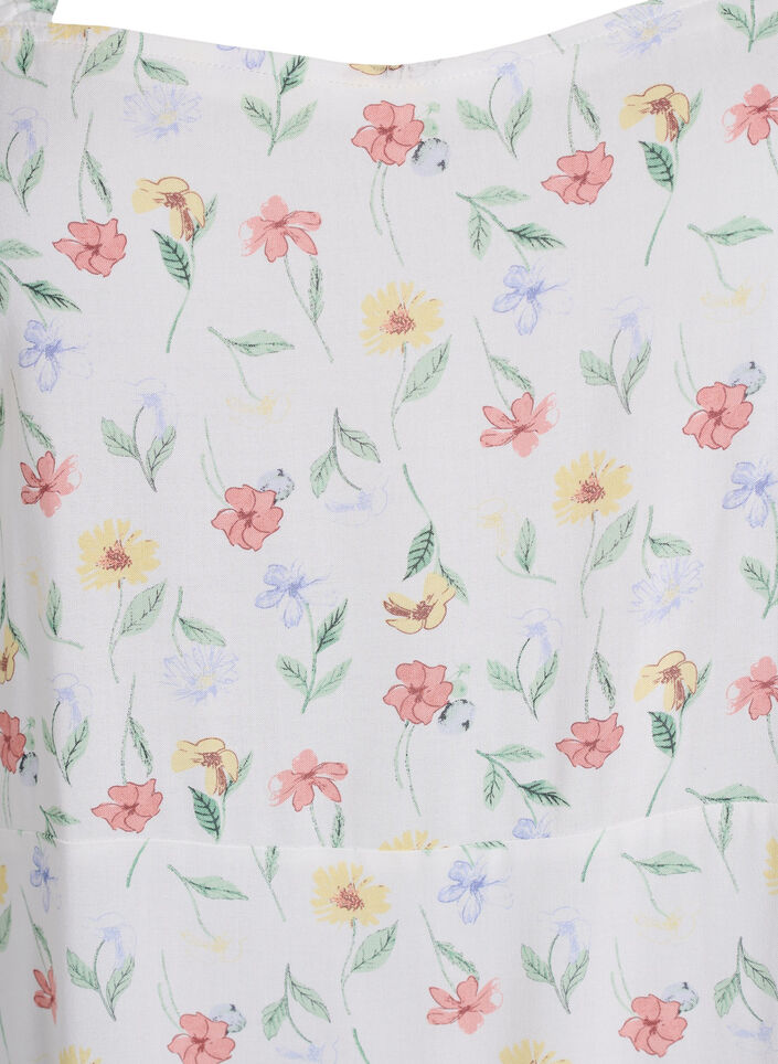 FLASH - Sommarklänning med breda axelband, Vit, Packshot image number 2