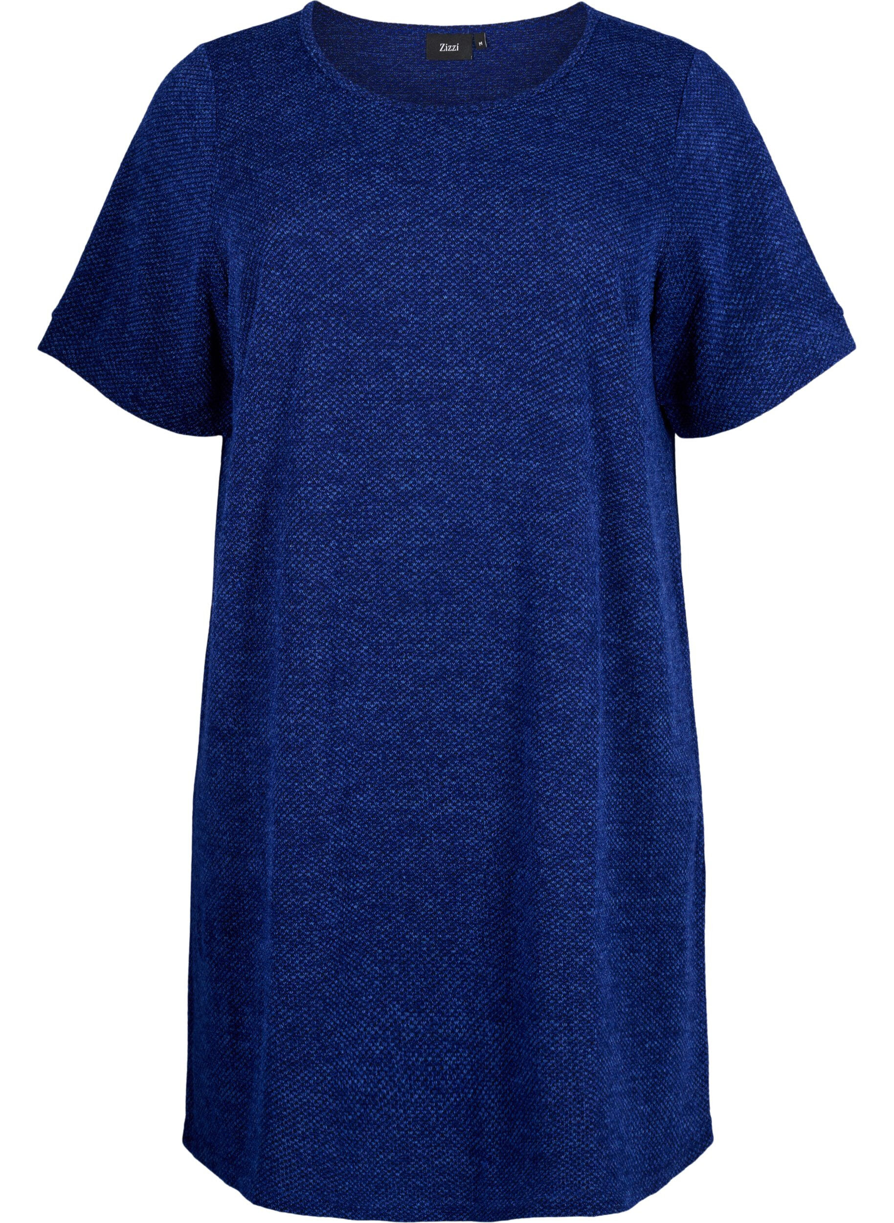 Zizzi T-shirtkl&auml;nning med korta &auml;rmar, Sodalite Blue, Packshot image number 0