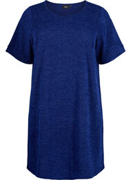 T-shirtklänning med korta ärmar, Sodalite Blue