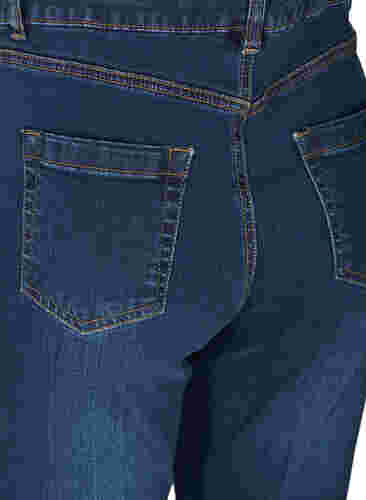 Ellen bootcut jeans med hög midja, Dark Blue, Packshot image number 3