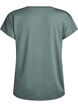 Tr&auml;nings t-shirt med v-ringning och l&ouml;s passform, Gr&ouml;n, Packshot image number 1