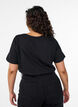 T-shirt med tryck, Svart, Model image number 2