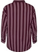 Randig nattskjorta, M&ouml;rk Bordeaux, Packshot image number 1