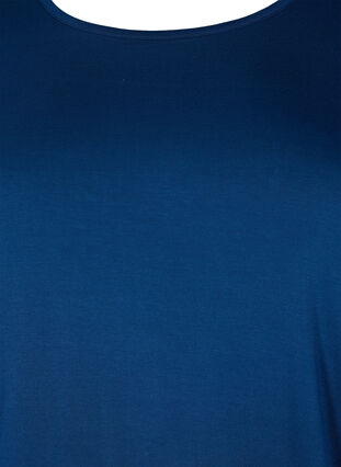 Träningsblus i viskos med knytband, Blue Wing Teal, Packshot image number 2