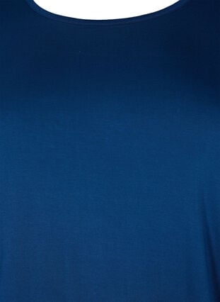 Träningsblus i viskos med knytband, Blue Wing Teal, Packshot image number 2