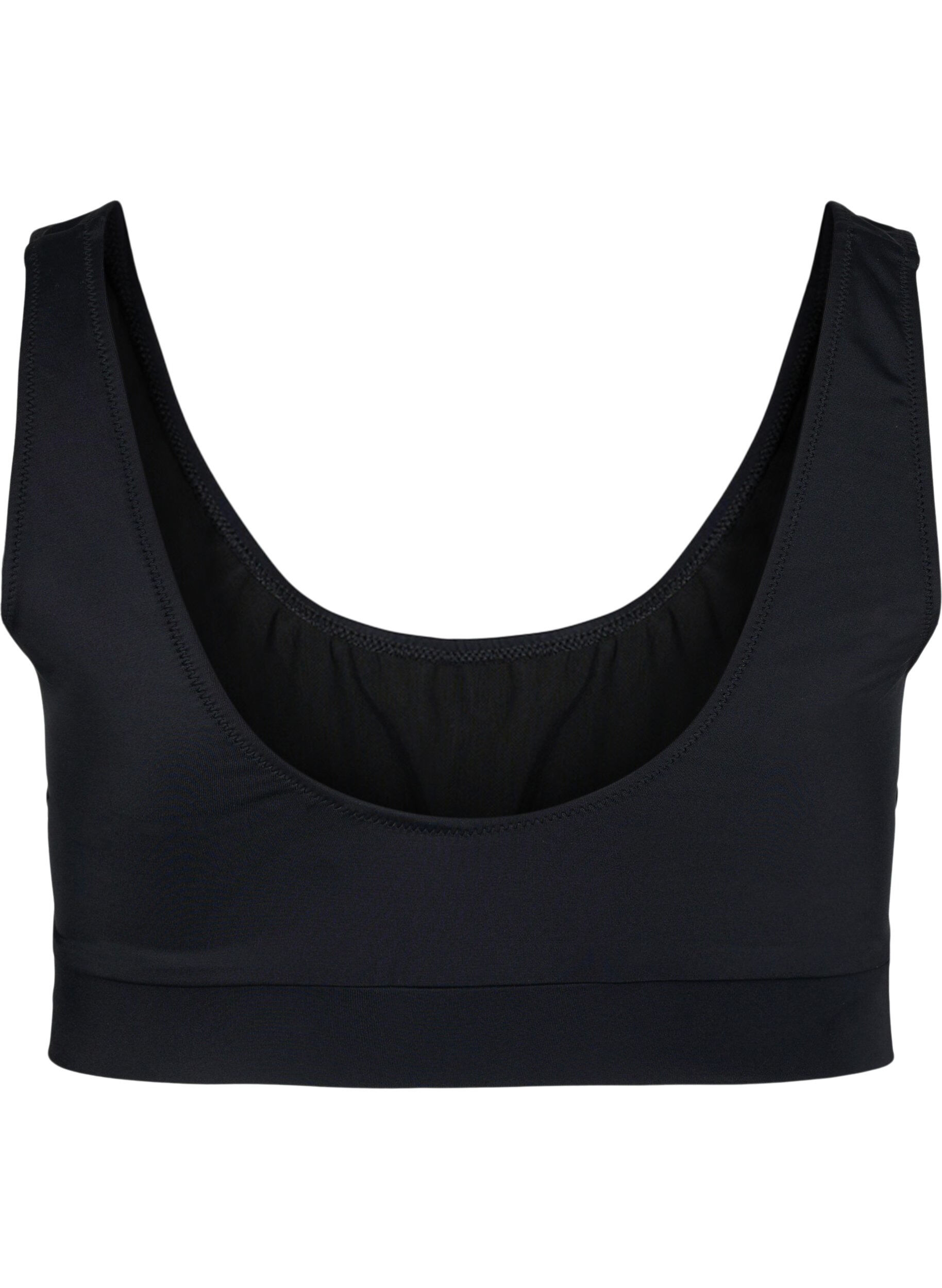 Zizzi Bikinitop med rund halsringning , Black, Packshot image number 1