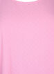 Långärmad blus med textur, Rosebloom, Packshot image number 2